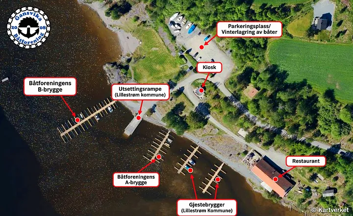 Oversiktsbilde av Gansvika